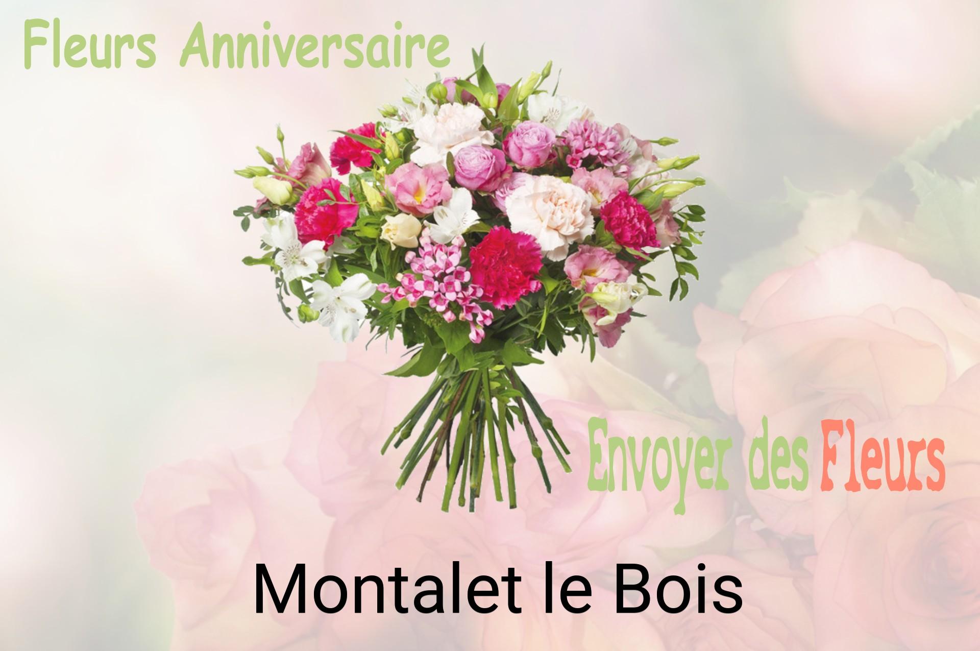 Bouquet de fleurs d’anniversaire livré à Montalet-le-Bois