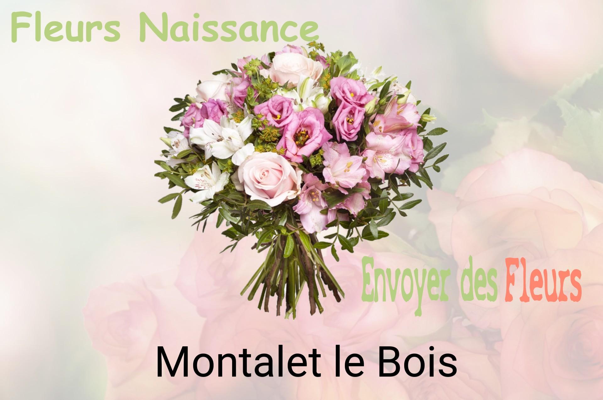 Bouquet de fleurs de naissance livré à Montalet-le-Bois